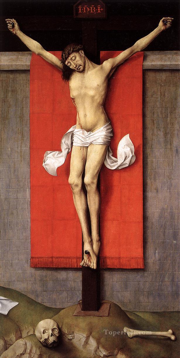 Crucifixion Diptych right panel religious painter Rogier van der Weyden religious Christian Oil Paintings